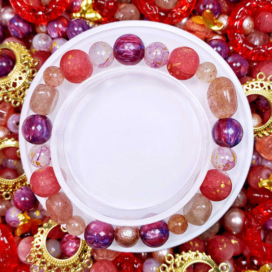 【C767】Light Years Apart (6.5+10)-Luxury Stone & High Quality Glass Bead & Resin Bead & Metal