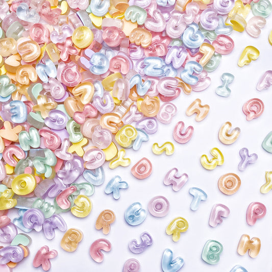 【S201】Chubby letters- Resin DIY