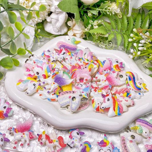 【A3079】Glitter Pony - Big Resin DIY