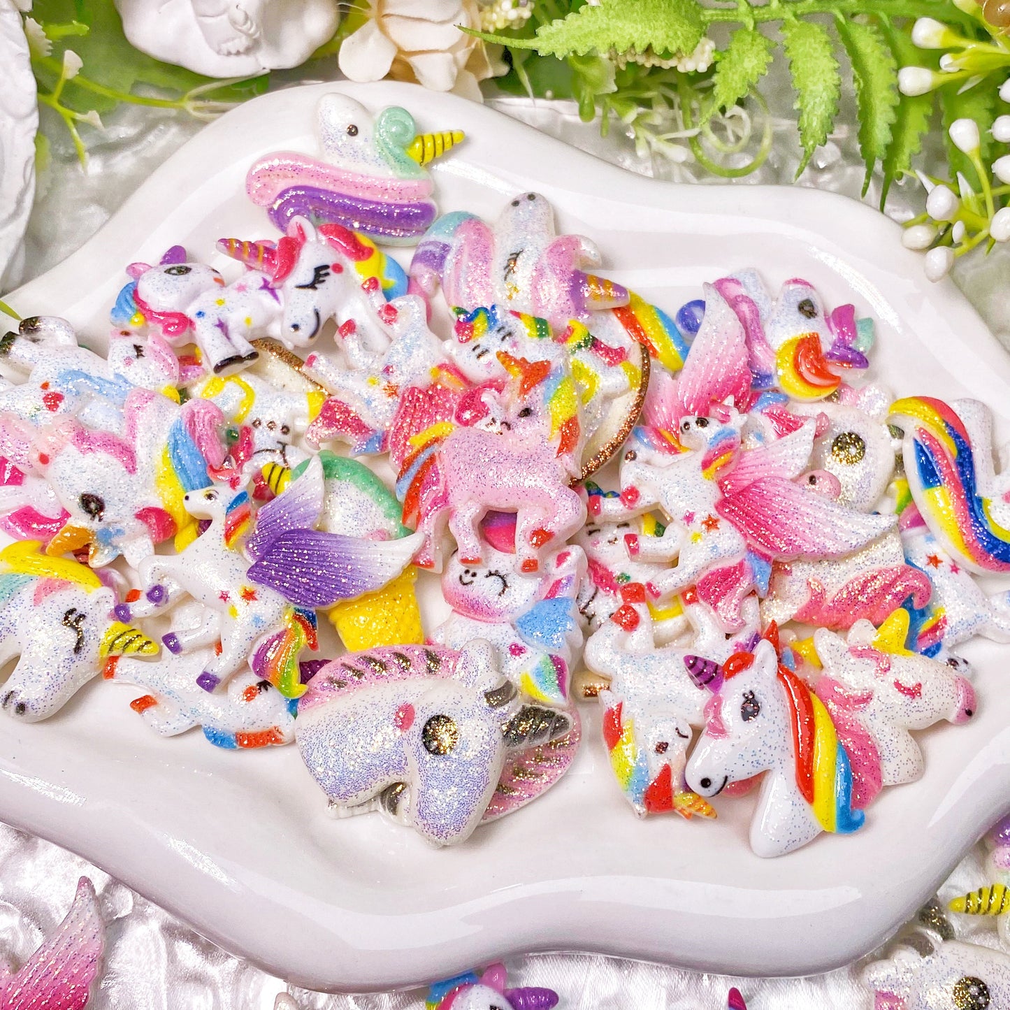 【A3079】Glitter Pony - Big Resin DIY