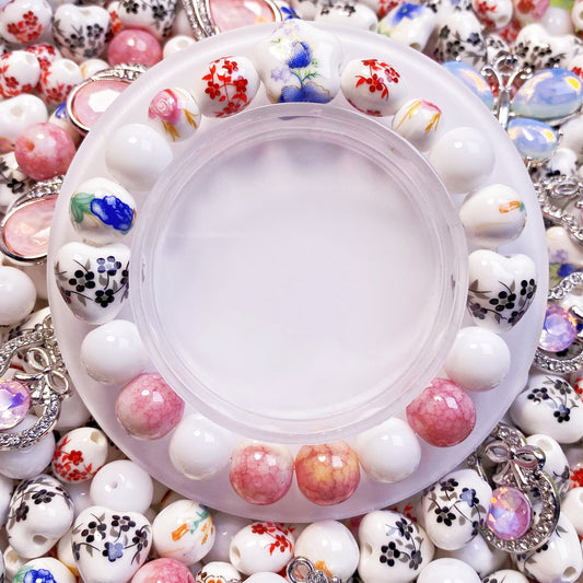 【C890】Alternation Of Seasons (8'10'10.5'8.5*10.5) - High Quality Glass Bead & High Quality Ceramic Beads & Metal