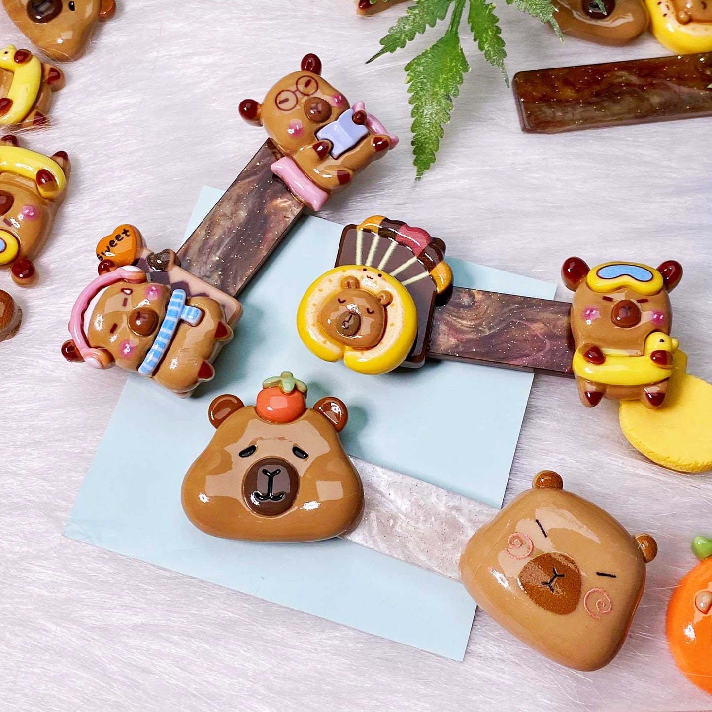 【A3141】Capybara Jenga-Big Resin DIY