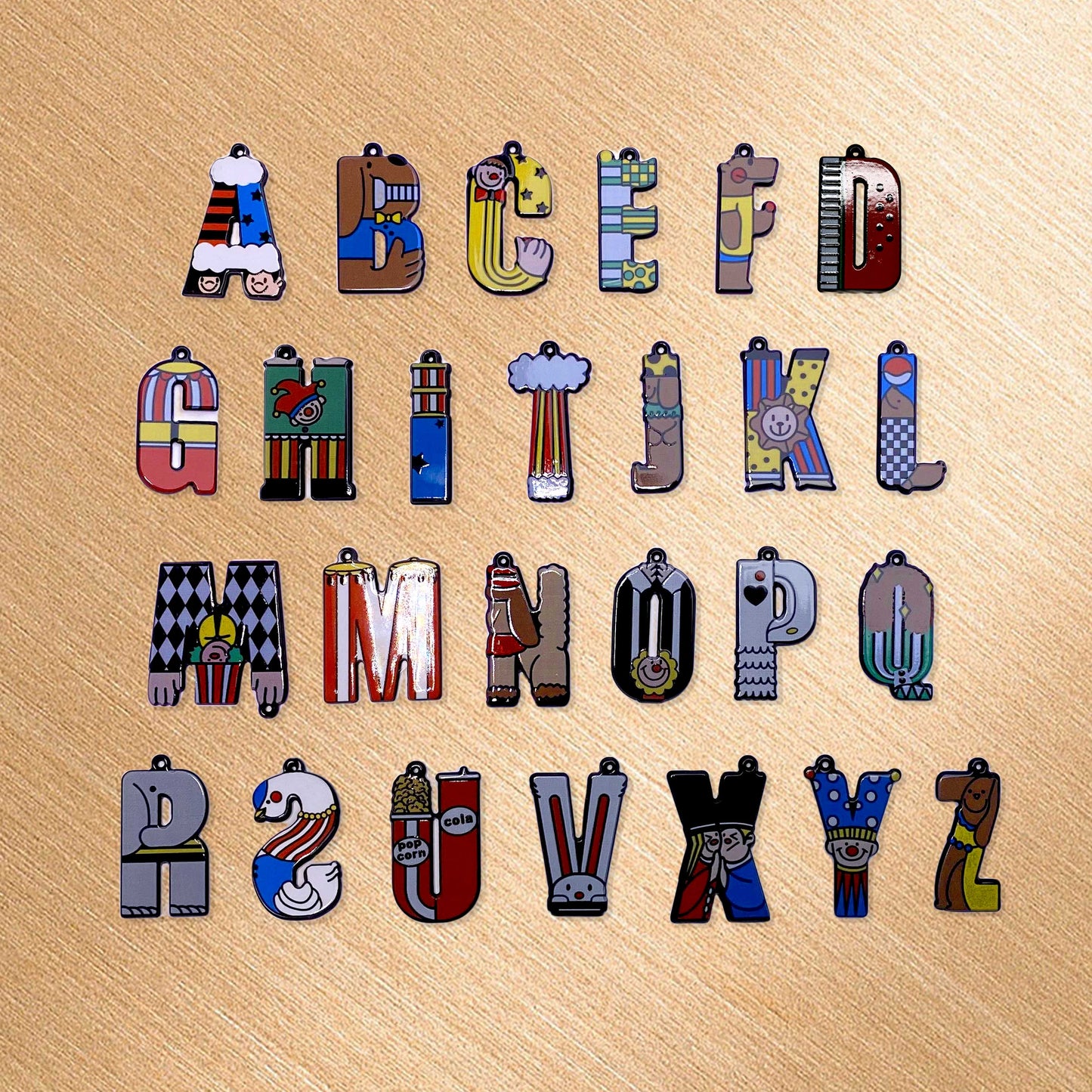 【A3087】Alphabet Game-Acrylic Drilled Cards